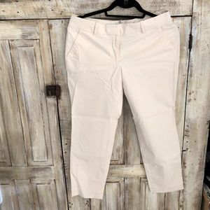J crew cafe Capri beige trouser